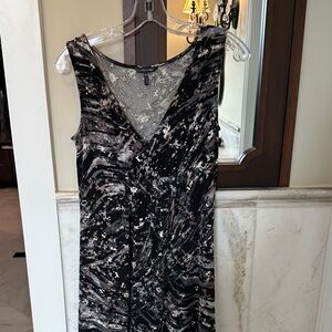 Daisy Fuentes Black and Gray Dress